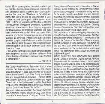 CD Quintette Du Hot Club De France: Spécial Quintette à Cordes Du Hot Club De France - Vol. 1 - 1936-1939