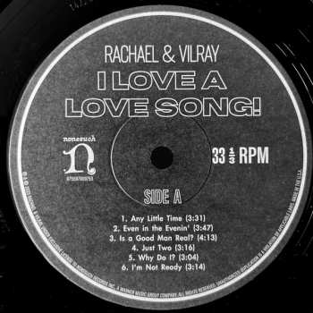 LP Rachael & Vilray: I Love A Love Song!