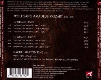 2CD Sir Neville Marriner: Mozart Complete Violin Concertos & Sinfonia Concertante