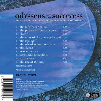 CD Rachel Stott: Odysseus And The Sorceress