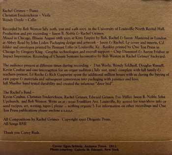 CD Rachel's: Music For Egon Schiele