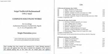 6CD/Caja Sergei Vasilyevich Rachmaninoff: Complete Solo Piano Works (Live)