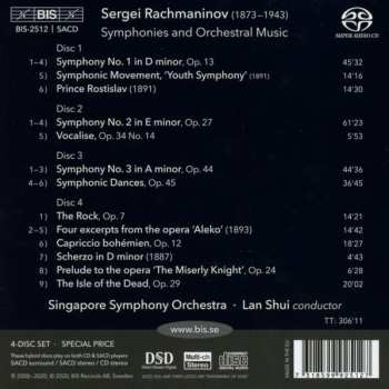 4SACD Sergei Vasilyevich Rachmaninoff: Symphonies And Orchestral Music