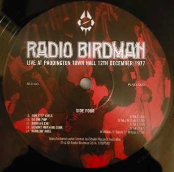 2LP Radio Birdman: Live At Paddington Town Hall 12th December 1977