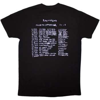 Mercancía Radiohead: Radiohead Unisex Organic T-shirt: Bearhead Crest (black) (back Print) (small) S