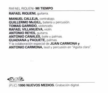 CD Rafael Riqueni: Mi Tiempo
