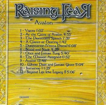 CD Raising Fear: Avalon