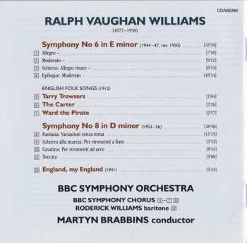 CD Ralph Vaughan Williams: Symphonies Nos 6 & 8