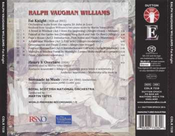 SACD Ralph Vaughan Williams: Fat Knight - Serenade To Music - Henry V Overture