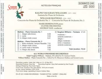 CD Ralph Vaughan Williams: Fantasia; Piano Concert Nos. 1 & 2