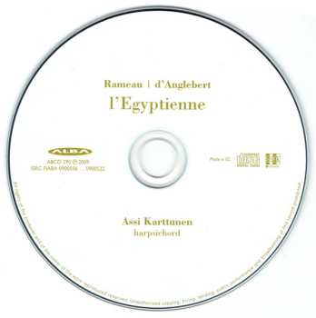 CD Jean-Philippe Rameau: L'Egyptienne