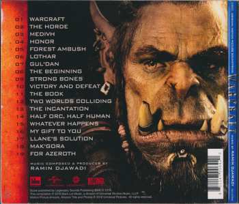 CD Ramin Djawadi: Warcraft (Original Motion Picture Soundtrack) DIGI