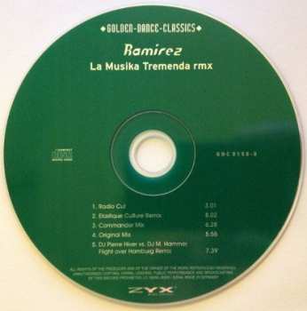 CD Ramirez: La Musika Tremenda (Rmx)