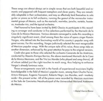 CD Ramón Vargas: México Lindo = Beautiful Mexico