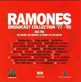 9CD/Caja Ramones: Broadcast Collection '77-'95