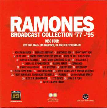 9CD/Caja Ramones: Broadcast Collection '77-'95