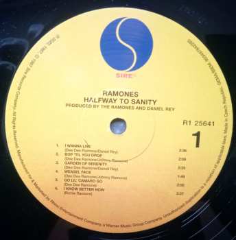 LP Ramones: Halfway To Sanity