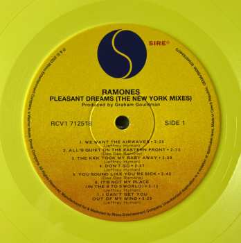 LP Ramones: Pleasant Dreams (The New York Mixes) LTD | CLR