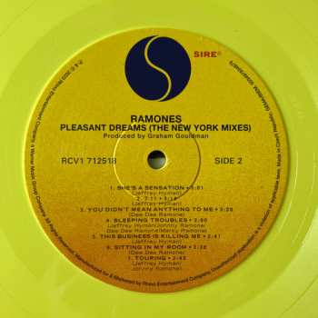 LP Ramones: Pleasant Dreams (The New York Mixes) LTD | CLR