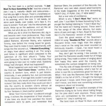 CD Ramones: Road To Ruin