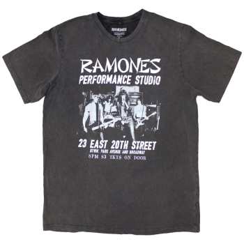 Merch Ramones: Stone Wash Camiseta East Village