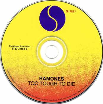 CD Ramones: Too Tough To Die