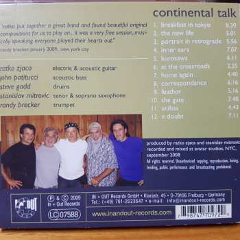 CD Randy Brecker: Continental Talk
