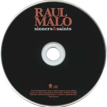 CD Raul Malo: Sinners & Saints