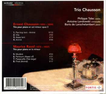 CD Maurice Ravel: Trios Avec Piano