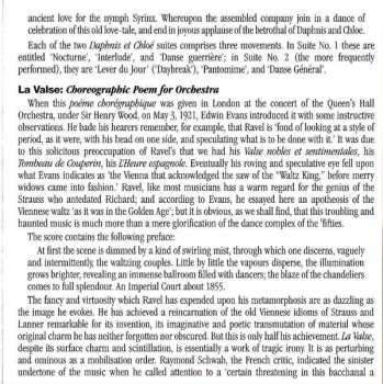 CD Maurice Ravel: Bolero, Daphnis & Chloé Suite No. 2, La Valse, Rapsodie Espagnole