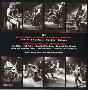 4CD/Caja Raven: Rock Until You Drop (The 4CD Over The Top Edition)