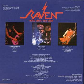 4CD/Caja Raven: Rock Until You Drop (The 4CD Over The Top Edition)