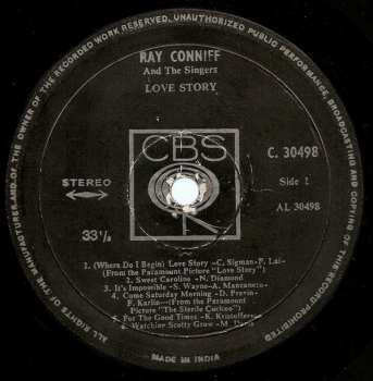 LP Ray Conniff And The Singers: Love Story (INDIA)