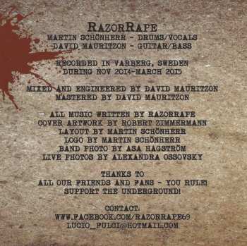 CD RazorRape: Orgy In Guts