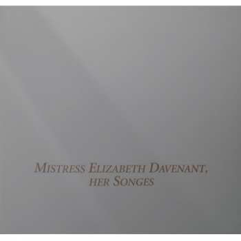 CD Sofie Vanden Eynde: Mistress Elizabeth Davenant, Her Songes