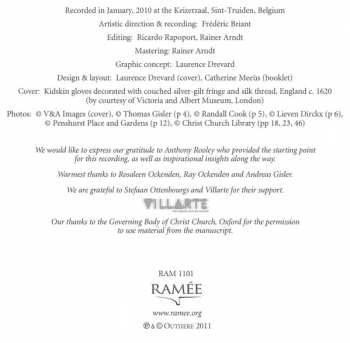 CD Sofie Vanden Eynde: Mistress Elizabeth Davenant, Her Songes