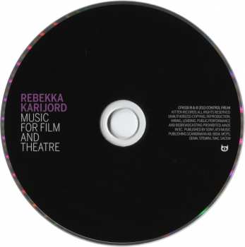 CD Rebekka Karijord: Music For Film And Theatre