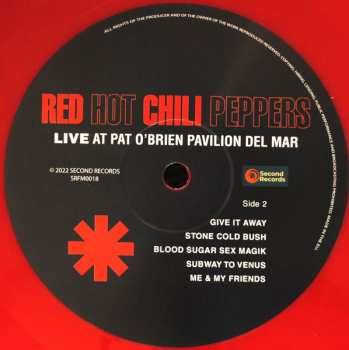LP Red Hot Chili Peppers: Live At Pat O'Brien Pavilion Del Mar
