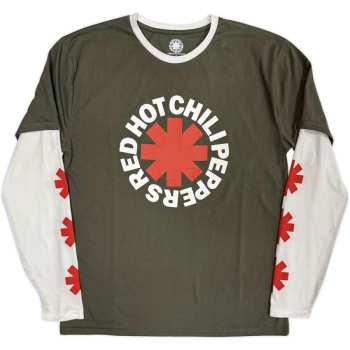 Merch Red Hot Chili Peppers: Layered Long Sleeve Camiseta Classic Asterisk