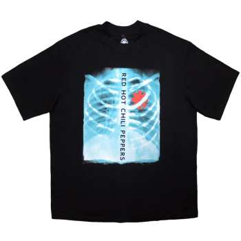 Mercancía Red Hot Chili Peppers: Red Hot Chili Peppers Unisex Oversized T-shirt: X-ray (black) (small) S