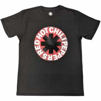 Mercancía Red Hot Chili Peppers: Red Hot Chili Peppers Unisex T-shirt: Red Circle Asterisk (eco-friendly) (small) S