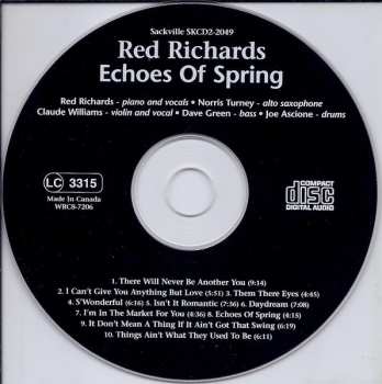 CD Red Richards: Echoes Of Spring