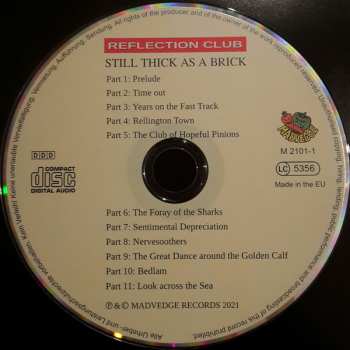 CD/DVD Reflection Club: Still Thick As A Brick