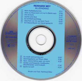 CD Reinhard Mey: Alleingang