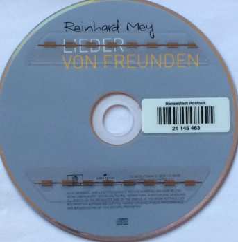 CD Reinhard Mey: Lieder Von Freunden