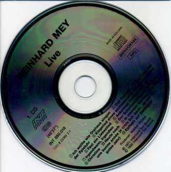 2CD Reinhard Mey: Live