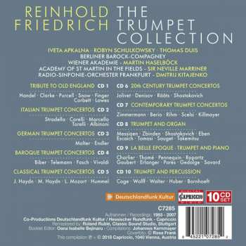 10CD/Caja Reinhold Friedrich: The Trumpet Collection