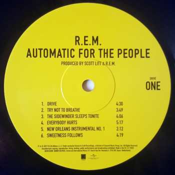 LP R.E.M.: Automatic For The People