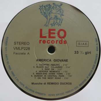 LP Remigio Ducros: America Giovane