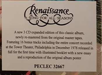 3CD/Caja Renaissance: A Song For All Seasons DLX